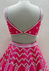red lehenga choli for carnival